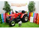 Tractoras electric pentru copii 3-9ani, Kinderauto BJ2788 2x45W 12V #RED