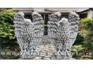 Statueta vultur, gri patinat, model S13.