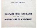 Raspuns unei campanii de mistificari si calomnii, Constantin Kiritescu, 1945