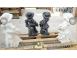 Set statuete copila i gri patinat model s31 s32. 501913 poza 5