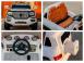 Masina electrica mercedes g force 2x30w 12v cu scaun tapitat music pl 527393 poza 7