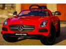 Masinuta electrica Mercedes SLS Deluxe AMG 12V cu LED, Scaun Tapitat