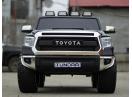 Masinuta electrica Toyota Tundra 2x45W 12V cu Scaun tapitat, ROTI EVA #Negru