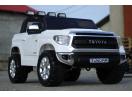 Masina electrica Toyota Tundra 2x45W 12V cu Roti MOI, Scaun Tapitat #ALB
