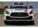 Masinuta Mercedes GT-R 2x25W, 12V, Music player cu USB, Alb