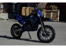 Mini motocicleta electric pentru copii nitro eco serval 500w 10/10 #albastru