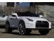 Masinuta electrica pentru copii nissan gtr r35 2x 35w 12v alb 589312 poza 2