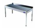 Masa de lucru inox andorsata 600*600*850