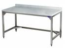 Masa de lucru inox cu blat marmura, andorsata *700