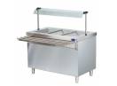 BAIN MARIE CU SPATIU DEPOZITARE, GEAM SI DRUM TAVI 3GN 1/1 - CLR.73.BTEB711F