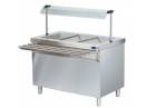 SALAD BAR CU SPATIU DEPOZITARE, GEAM SI DRUM TAVI 3*GN 1/1 - CLR.82.BTS711F