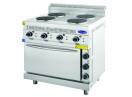 Masina de gatit cu 4 plite si cuptor Linia 700s