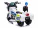 Mini motocicleta electrica police motorbike tr1912 standard alb 674271 poza 4