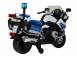 Motocicleta electrica kinderauto police bmw r1200 cu roti moi alb 675324 poza 3