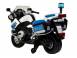 Motocicleta electrica kinderauto police bmw r1200 cu roti moi alb 675324 poza 2