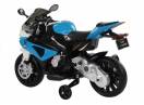Motocicleta electrica cu roti ajutatoare BMW S1000RR PREMIUM #Albastru