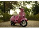 Scuter electric pentru copii Piaggio Vespa Roller 50W 12V 7Ah #Pink