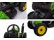 Tractor electric pentru copii bj611 70w 12v cu remorca inclusa verde 684624 poza 7
