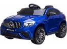 Masinuta electrica Mercedes GLC63s 70W 12V cu Scaun Tapitat #Albastru