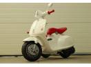 Scuter electric cu atasament pt. 2 copii City Scooter 35W 12V #White