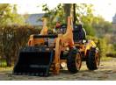 Excavator electric pentru copii BULLDOZER 90W 12V #Galben