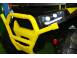 Atv electric pentru copii xmx607 2x45w 12v cu scaun tapitat yellow 762899 poza 3