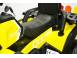 Atv electric pentru copii xmx607 2x45w 12v cu scaun tapitat yellow 762899 poza 4