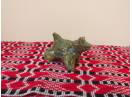 vechi bibelou argila olarit primitiv aspect neolitic caine lup figurina ceramica