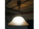 plafoniera lustra lampa pendul abajur sticla 40cm cu dulie bec clasic tip e27