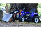 Excavator electric pt. copii cu bluetooth, Kinderauto BJ611C 60W 12V, #Blue