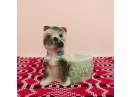 bibelou catel schnauzer, shih tzu, figurina portelan vechi comunism