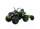 ATV electric Kinderauto BJ1289 2x 35W 12V cu scaun tapitat si remorca