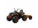 Atv electric kinderauto bj1289 2x 35w 12v cu scaun tapitat si remorca 811012 poza 4