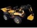 Excavator cu bascula si cupa electrica kinderauto bonet 2x 30w 12v 811074 poza 5