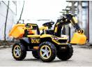 Tractoras cu brat si cupa electrica, Bonet 2x 30W 12V Yellow