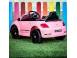 Masinuta electrica pentru copii vw beetle 35w 6v cu bt pink 815327 poza 2