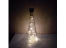 sticla decorativa IKEA Emma Dafnas sticla conica 250ml cu licurici lampa solara