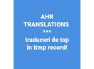 Ai acte de tradus in Bucuresti + Romania? Lasă-ne un mesaj! - AHR