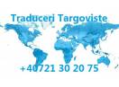 Ai acte de tradus in Fieni - Targoviste + Dambovita? Lasă-ne un mesaj! +40721302075