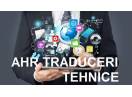 Traduceri tehnice - AHR  • Traduceri autorizate