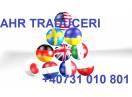 AHR Traduceri Sibiu-Romania  Servicii specializate de traducere