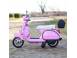 Scuter electric piaggio vespa px150 cu roti moi si scaun tapitat pink 846451 poza 6