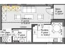 Apartament nou cu 1 camera confort sporit, 39 mp, etaj 4/7 in bloc cu lift, cu balcon sub bloc, in Gheorgheni