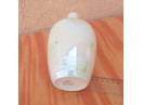 veche sticla irizanta din ceramica sidefata decorativa butelca Romania made