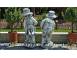 Set doua statuete gradinari gri patinat model s92. 860109 poza 5