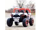 UTV electric Kinderauto RSR 4x 30w 12V cu roti moi, scaun tapitat