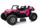 Utv electric pentru 4 copii bjx1928 tractiune 4x 75w 24v pink 864727 poza 3