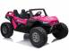 Utv electric pentru 4 copii bjx1928 tractiune 4x 75w 24v pink 864727 poza 1