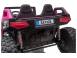 Utv electric pentru 4 copii bjx1928 tractiune 4x 75w 24v pink 864727 poza 6