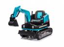 Excavator electric Kinderauto X7 2x 55W 12V-12Ah, scaun tapitat, telecomanda